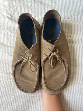 Birkenstock Utti Suede Lace-Up Casual Moccasin